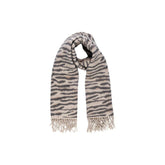 Pieces Beige Marabou Scarf -   -  Pieces.